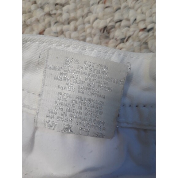 7/27 Grace In La Low Rise Embellished White Bling Capris - Picture 5 of 5